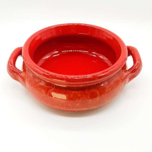 De Silva TERRE D'UMBRIA Terracotta Casserole Baking Pot with Lid in Rustic Red - Picture 4 of 7
